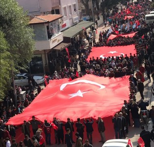 Hatay'da Afrin Şehitlerine Saygı, Mehmetçiğe Moral Yürüyüşü