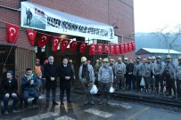 MADEN İŞÇİSİ - Madenciler, Mehmetçikler İçin Kur'an Okutup Kurban Kesti