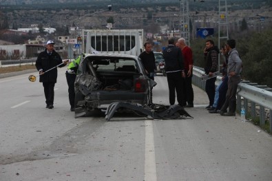 Mut'ta Trafik Kazası Açıklaması 1 Yaralı