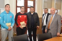 AVRUPA ŞAMPİYONU - Başkan Eşkinat Şampiyon Judocuları Ağırladı
