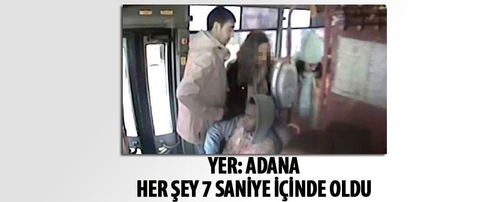 Adana'da 7 saniyede yankesicilik kameralara böyle yansıdı