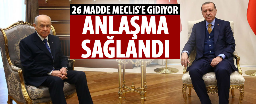 İttifak yasası Meclis'e gidiyor