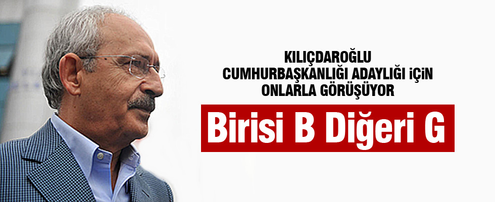 CHP'nin cumhurbaşkanı adayı kim olacak?