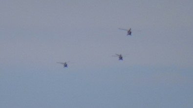 Darmık Ve Burseya Dağı Çevresinde Askeri Helikopter Hareketliliği