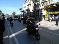 ALİ COŞKUN - Denizli'de Motorlarına Afrin Şehitlerinin İsimlerini Yazıp Şehir Turu Attılar