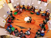 SIYAH BEYAZ - Sanat Haftasında GKV'li Minik Ressamları İş Başında