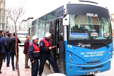 Van Büyükşehir Otobüs Ve Minibüsleri Denetledi