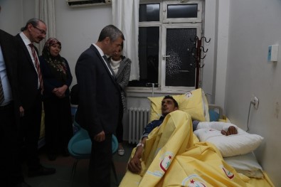 Belediye Başkanı Tahmazoğlu, Yaralı Askeri Ziyaret Etti