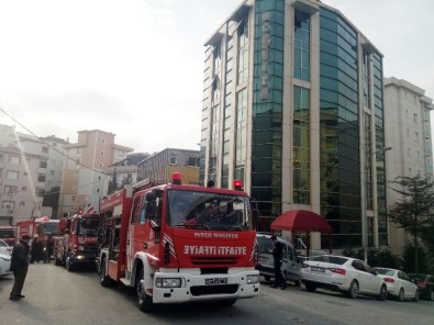 Maltepe'de Otel Yangını