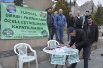 ŞEKER FABRİKASI - Şeker Fabrikasının Özelleştirilmemesi İçin İmza Kampanyası Başlatıldı