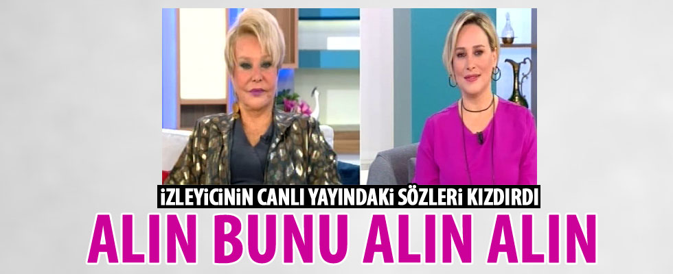 Canlı yayında kızdıran sözler
