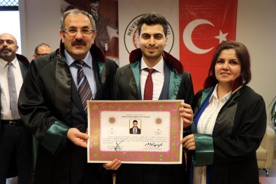 Nevşehir'de Mesleğe Başlayan Avukatlara Ruhsatları Verildi