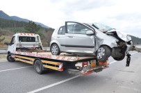 Otomobil Şarampole Uçtu; 1 Ölü, 1 Yaralı