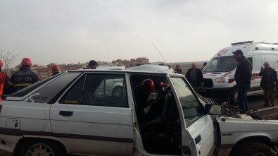 Şanlıurfa'da Trafik Kazası Açıklaması 1 Yaralı