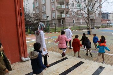 Çamlıca Okullarında Yangın Ve Deprem Tatbikatı