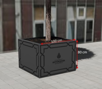 İstiklal Caddesi'nde Peyzaj Çalışmaları