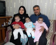 ÜÇÜZ BEBEK - Suriyeli Aile Üçüz Bebeklerine Recep, Tayyip, Emine İsmini Verdi