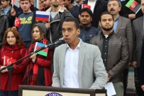 SAVAŞ KARŞITI - Yabancı Uyruklu Öğrencilerden 'Zeytin Dalı Harekatı'na Destek Açıklaması