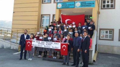 Amasyalı Öğrencilerden Afrin'deki Mehmetçiğe Moral Mektubu