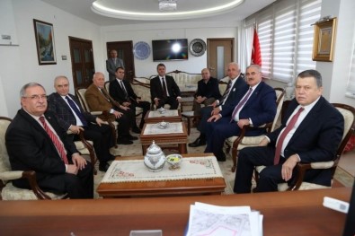 Yargıtay Başkanı Cirit İle Yargıtay Cumhuriyet Başsavcısı Akarca Vali Nayir'i Ziyaret Etti