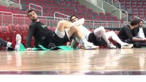 A Milli Basketbol Takımı'nda Letonya Maçı Hazırlıkları