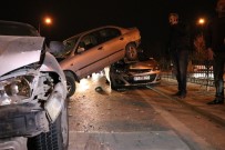 Konya'da 8 Araç Birbirine Girdi Açıklaması 2 Yaralı