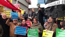 SIYAH ÇELENK - İzmir'de Esnaf Semt Pazarının Kapanmasını Protesto Etti