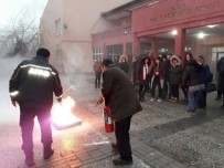 DOĞAL AFET - Öğretmen Ve İdarecilere Yönelik Yangın Tatbikatı