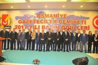 ANAYASA MAHKEMESİ ÜYESİ - Osmaniye Gazeteciler Cemiyeti Basın Ödülleri Sahiplerini Buldu