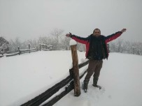 BEYAZ GELINCIK - Akçakoca'da Yüksek Kesimlere Kar Düştü