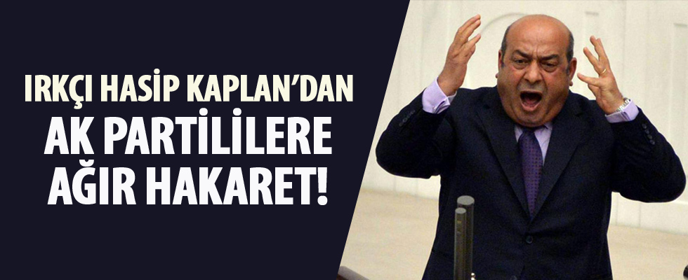 Hasip Kaplan'dan AK Partililere ağır hakaret