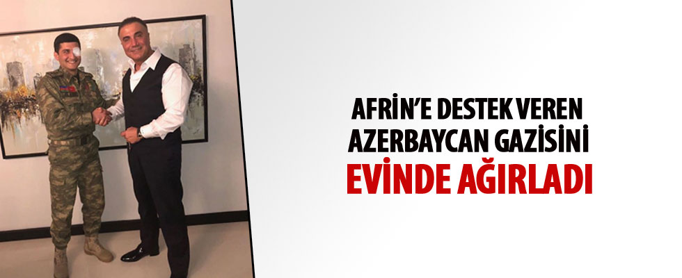 Sedat Peker, Azerbaycan Gazisi Kamil Musavi'yi evinde ağırladı