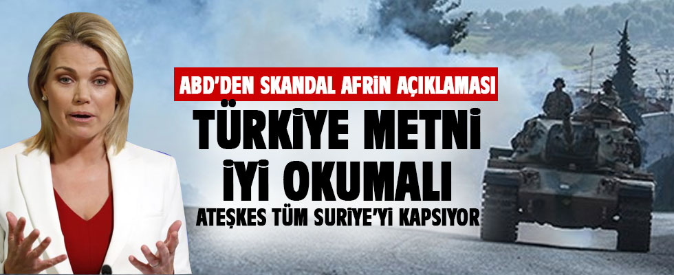 ABD Dışişleri'nden ateşkes ve Türkiye açıklaması