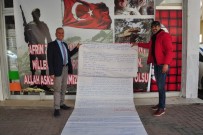 SÖZLEŞMELİ ER - Afrin'deki Mehmetçik'e 15 Metrelik Moral Mektubu