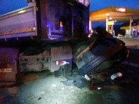 Amasya'da Otomobil İle Tır Çarpıştı Açıklaması 1 Ölü, 3 Yaralı