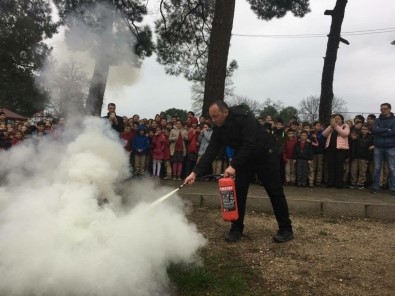 Kalkım İlk Ve Ortaokulu'nda Yangın Tatbikatı