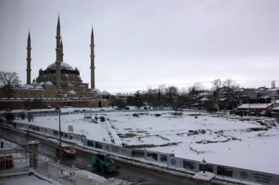 Edirne'de İki Günlük Kar Bilançosu Açıklandı