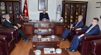 VERGİ DAİRESİ - Vergi Dairesi Yöneticilerinden Başkan Yücelik'e Ziyaret