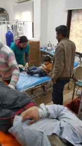 Azez'de Kapalı Pazar Yerine Roket Düştü Açıklaması 9 Yaralı