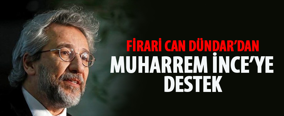 Can Dündar'dan Muharrem İnce'ye destek