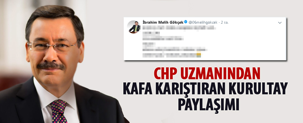 Melih Gökçek CHP kurultayını değerlendirdi