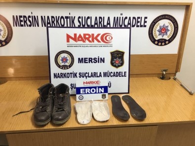 Ayakkabısının Tabanından 259 Gram Eroin Çıktı