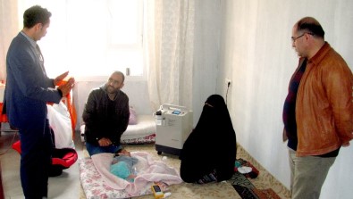 Bakımsızlıktan Ölmek Üzere Olan Menbiç'li Aileye Devlet Sahip Çıktı