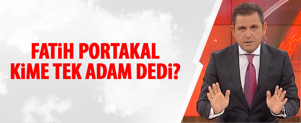 Fatih Portakal'dan tek adam göndermesi