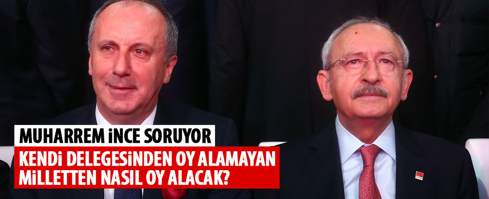 Muharrem İnce'den Kılıçdaroğlu'na oy göndermesi