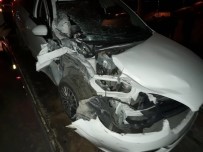 SARAYCıK - Kontrolden Çıktı, Araçları Biçti