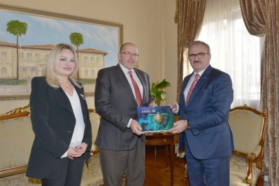 Letonya Büyükelçisi Antalya'da