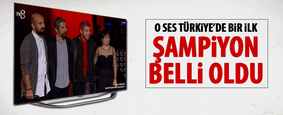 O Ses Türkiye'nin birincisi belli oldu