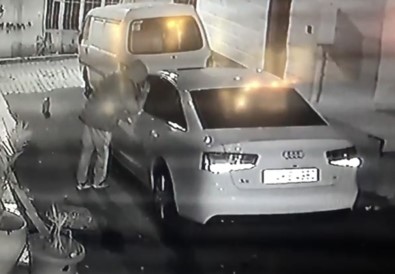 (Özel) İstanbul'da Film Sahnelerini Aratmayan Lüks Otomobil Hırsızlığı