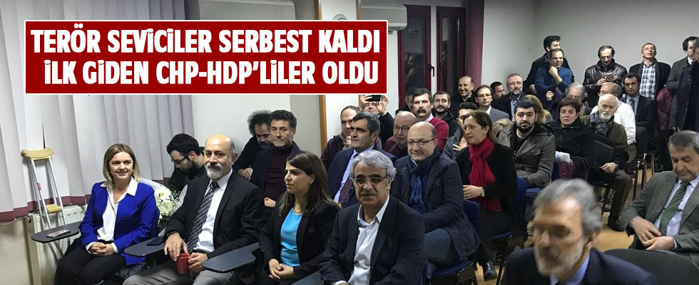 TTB üyelerine destek için giden CHP ve HDP'liler